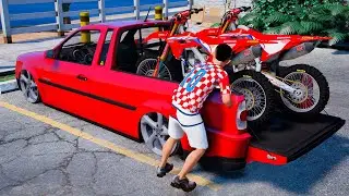 GTA V: MODS - ACHEI ESSAS MOTOS ABANDONA NA TRILHA DO JOÃO DO GRAU no GTA 5 O FILME