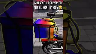 Food Delivery Simulator Hungriest Customer #shorts #msc #simulator
