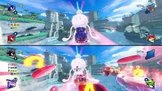 Team Sonic Racing: Todos los circuitos a pantalla dividida - Parte 1 [Velocidad Total]