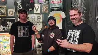 Tyler at the Punk Rock Museum being interviewed by Punk Rock Radar!