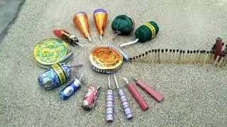 Diwali Different Different Types Crackers Vs Chakri Vs Matchstick Chain Reaction Domino 