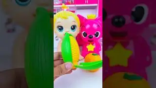 ASMR Unboxing Minnie Mouse & Pinkfong Corn Orange Toy 🌽🍊 | Satisfying Miniature Kitchen Set