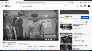 NAVY BOOT CAMP 2020 PART 4 reaction Fitness test