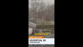 Southern WI wasn't prepared for this massive hail storm!🌧️🏠