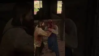 man and horse calming