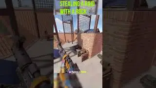 Stealing a raid with a rock