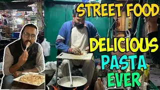 White Sauce Pasta in Lahore | Best Street Food | Chef Rocky