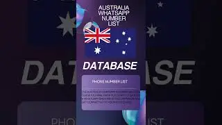 Australia WhatsApp Number List | Bulk Email Data