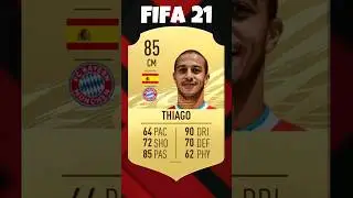 Thiago Alcantara 🔥 FIFA RATINGS #fifa23 #shorts #thiagoalcantara