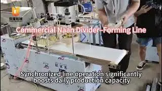 Commercial Naan Divider&ndash;Forming Line#foodprocessing #business #machine #factory #manufacturing