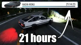 This is what 21 hours with the AE86 in carx looks like