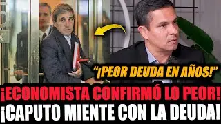 &iexcl;ECONOMISTA CONFIRM&Oacute; LA GRAN MENTIRA DE CAPUTO SOBRE LA DEUDA CON EEUU!
