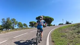 100 minute Indoor Cycling Workout Roses to Cadaqués Spain Strava Data 4K Video