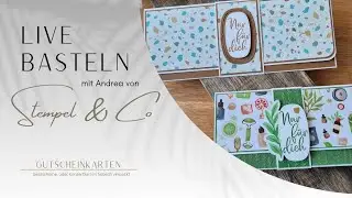 Live-Basteln Gutscheinkarten