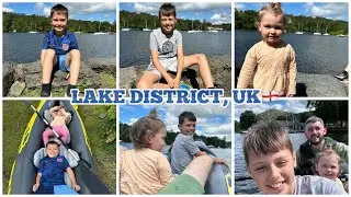 Beautiful Family Day In The Kayak!💙. Lake District, UK🏴󠁧󠁢󠁥󠁮󠁧󠁿.