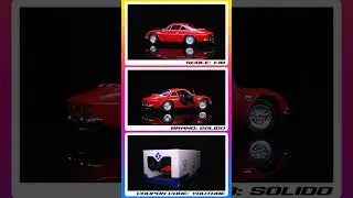 1969 Alpine A110 1600S Rouge Vif Red 1/18 Diecast Model Car by Solido #diecastmodels #diecast #cars