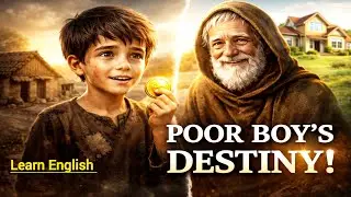 Learn English | The Poor Boy & The Golden Lesson | Emotional Moral Story in English