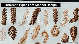 Different Leaf 🍃Mehndi Design Tutorial || @henna_lady 
