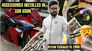 Too Loud🤯 Upgrade!  IXIL Headers Installation on Z900 &  My CBR650R Protection Mods🔥