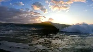 Coucher de Soleil Fun Avec Un Bon Courant de Nord Mai 2023 Lacanau PoV Surfing