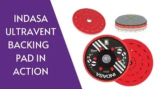 Indasa Ultravent Backing Pad - Maximum Efficiency