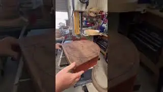 Padauk next step-bowl blank! #bandsaw #bowl #bowlturning #woodturning #shorts #exoticwood