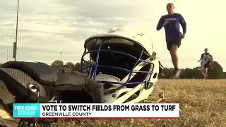 Greenville County Schools votes to convert athletic fields from grass to turf - WHNS