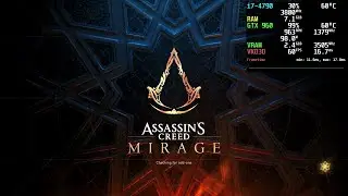 GTX 960 - Linux Vs Windows: Assassin's Creed Mirage benchmark