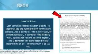 BSDS   Training by Dr Saundra Jain