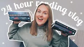24 HOUR READING VLOG | how many thrillers can I read in 24 hours?🔪