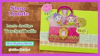 ShopUpdate 🌸 #BunterBingoBastelMIXfürAlle 💙  Ephemera Holder TaschenTrollis  #ChristineCreativ