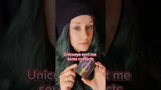 Цветные контактные линзы Unicoeye #обзор #контакты #макияж