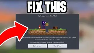 How To Fix Unable To Connect To World Minecraft Bedrock! - Tutorial