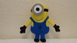 Como hacer MINION en fieltro, manualidades BBarte1