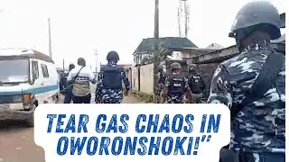 Police In Lagos Fire Tear Gas To Disperse Oworonshoki Protesters