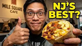 We Found the Best Breakfast Burrito in NJ!  Mile Square Cafe!