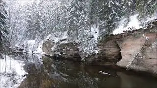 Ahja River Taevaskoja, Estonia