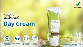 Vestige Assure Natural Day Cream DEMO / Review By Science Girl | Chemical Free Natural Day Cream