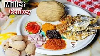 Millet Kenkey /How to make millet Kenkey - Atoku Kenkey @GettyCooks 