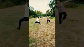 Shaolin Sword Duel - San Cai Jian #kungfu #wushu #sword #swordfight #jian #jianshu #sancai #剑 #武术