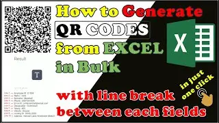 how to create qr code in excel | QR code kaise banate hain