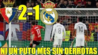 OSASUNA 2-1 REAL MADRID - Gran PARTIDO de MBAPP&Eacute; para darle la VICTORIA a sus AMIGOS los ROJILLOS