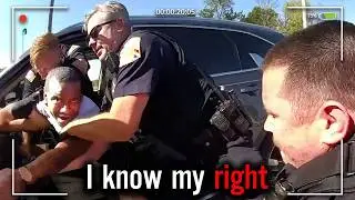 Cops vs Sovereign Citizens &mdash; Corporal Rips Out a Car Window with His Bare Hands After...