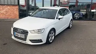 AUDI A3 1.6TDI SPORT 2014 64 PLATE WHITE