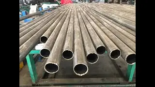 Complete precision seamless steel pipe factory inspection