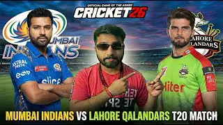 IPL VS PSL T20 Match | Mumbai Indians vs Lahore Qalandars Live Match #shortsfeed  #iplvspsl