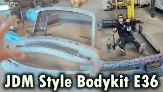 JDM Bodykit, Lakov&aacute;n&iacute; a Řez&aacute;n&iacute; do E36tek!
