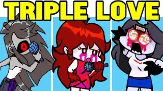 Friday Night Funkin' VS Triple Trouble GF (Triple Love Girlfriend) (FNF Mod)