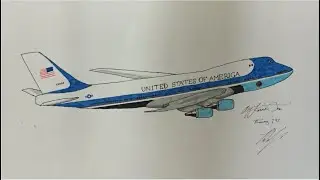 Drawing the Air Force One