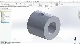 Cómo hacer una pieza en SolidWorks [Pieza Collar] - Curso de SolidWorks